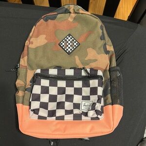 Herschel Supply Company Kids Camo Checkered Backpack with Unique Style